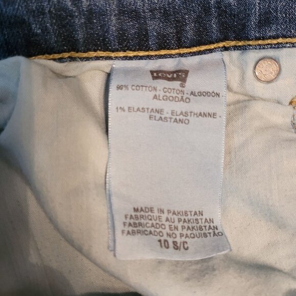 Levi's Jeans 10 S Bootcut 515 Mid Rise Button Flap Pockets Rivets Western - Picture 5 of 11